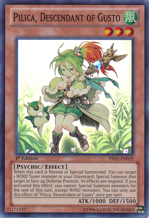 Pilica, Descendant of Gusto [PRIO-EN029] Super Rare | Odin's Place