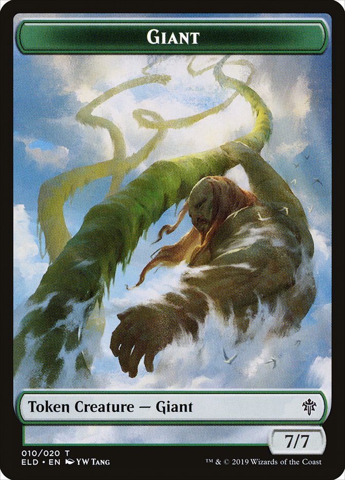 Giant Token [Throne of Eldraine Tokens] | Odin's Place