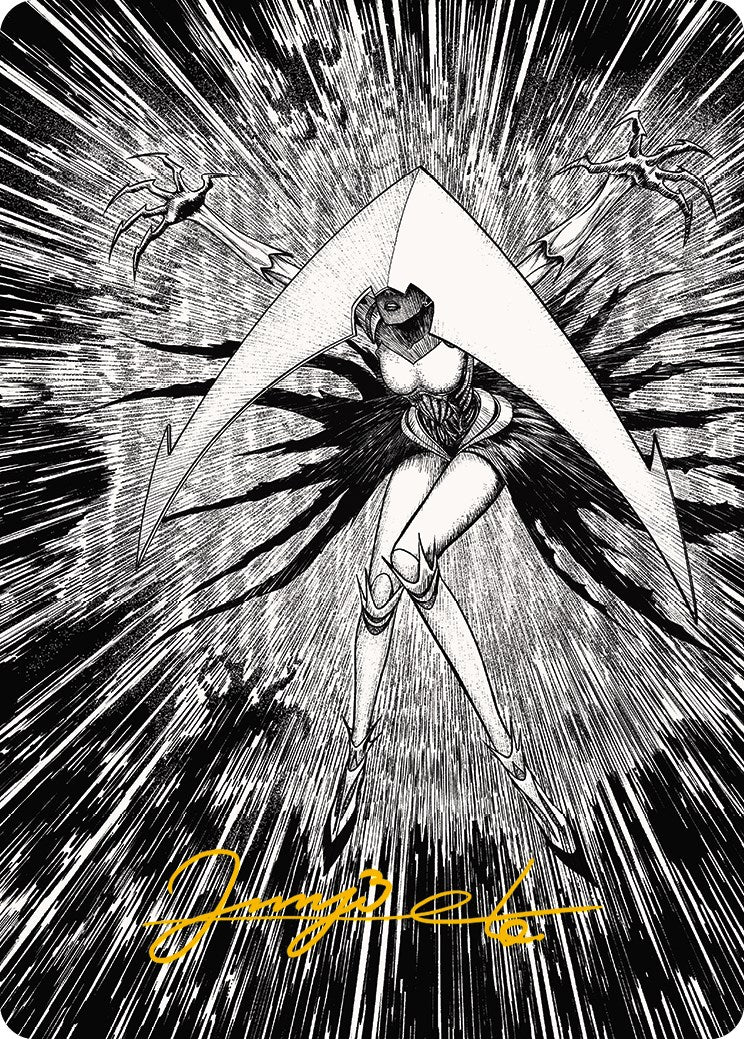 Elesh Norn, Mother of Machines 2 Art Card (Gold-Stamped Signature) [Phyrexia: All Will Be One Art Series] | Odin's Place
