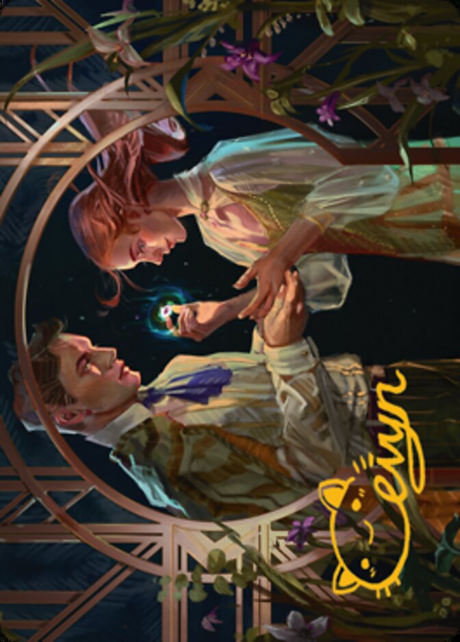 Prosperous Partnership Art Card (Gold-Stamped Signature) [Streets of New Capenna Art Series] | Odin's Place