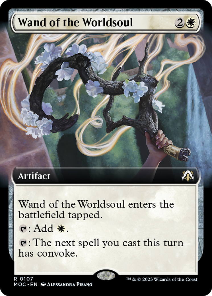 Wand of the Worldsoul (Extended Art) [March of the Machine Commander] | Odin's Place