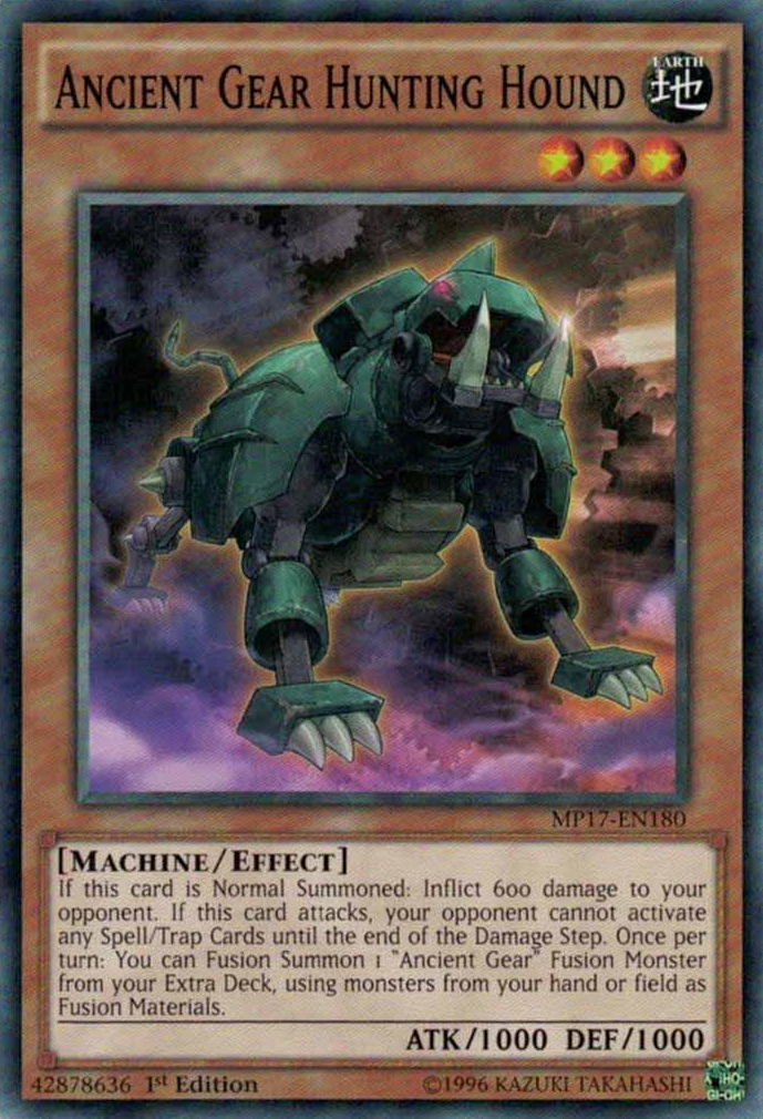 Ancient Gear Hunting Hound [MP17-EN180] Common | Odin's Place