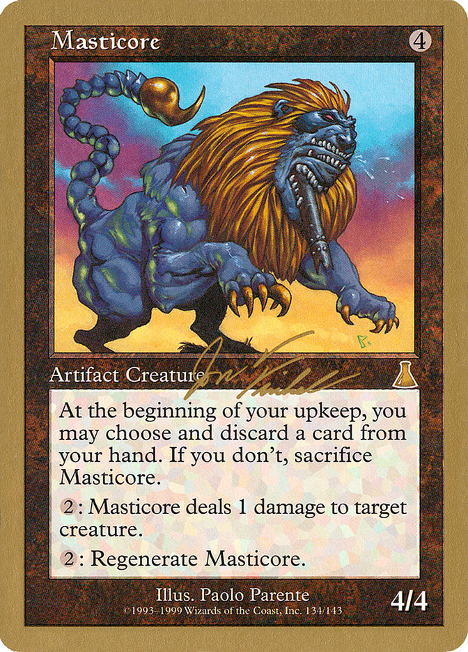 Masticore (Jon Finkel) [World Championship Decks 2000] | Odin's Place