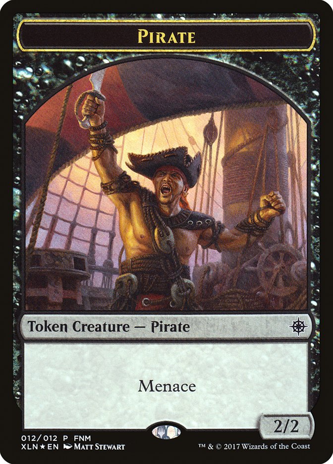 Pirate // Treasure Double-Sided Token [Friday Night Magic 2017] | Odin's Place