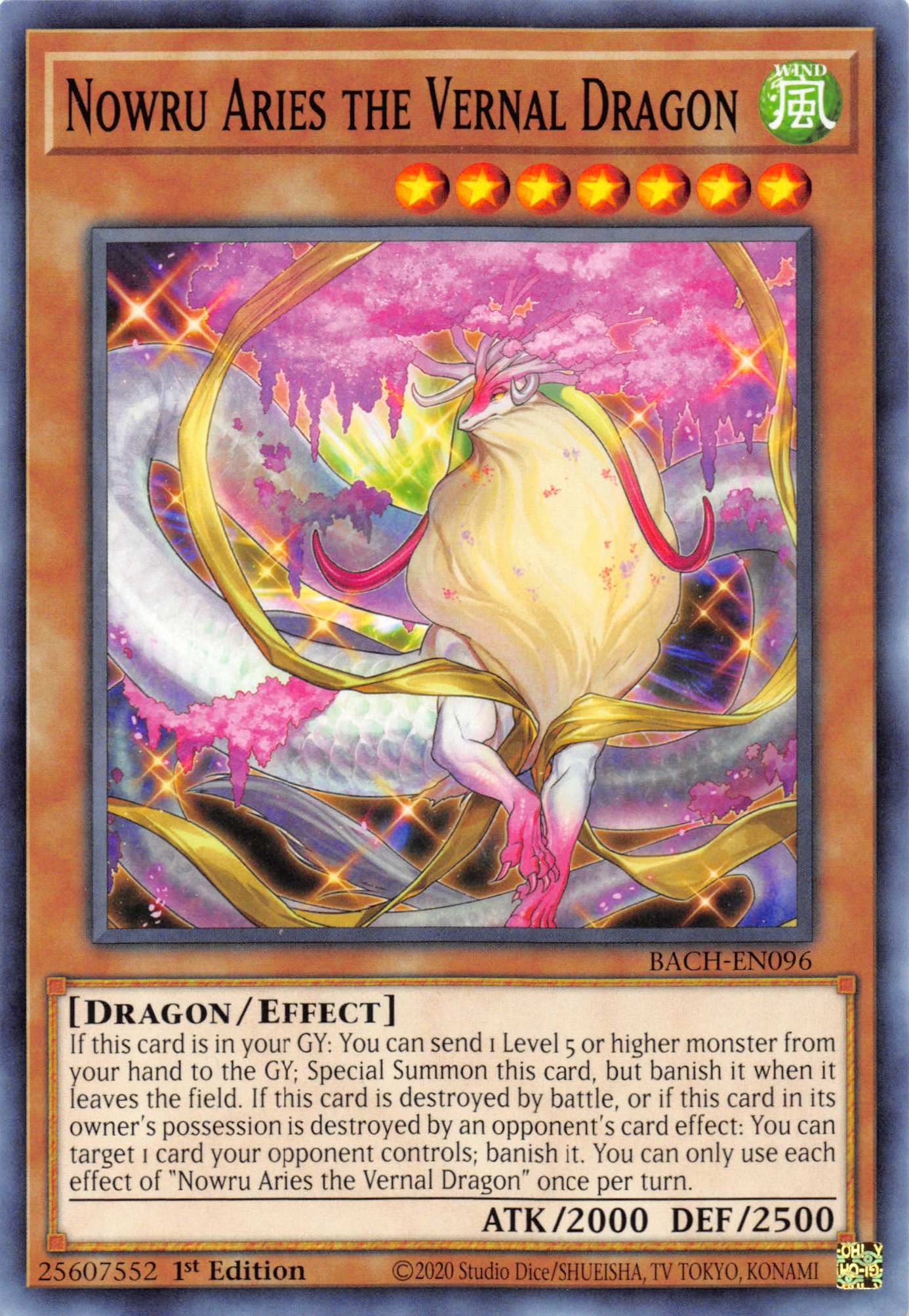 Nowru Aries the Vernal Dragon [BACH-EN096] Common | Odin's Place