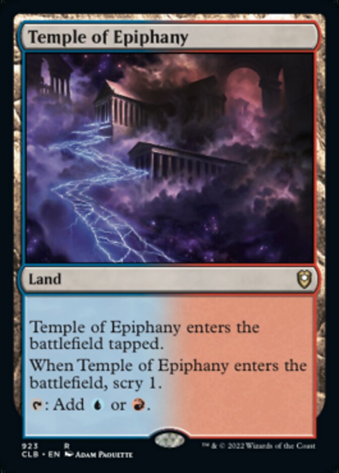 Temple of Epiphany [Commander Legends: Battle for Baldur's Gate] | Odin's Place