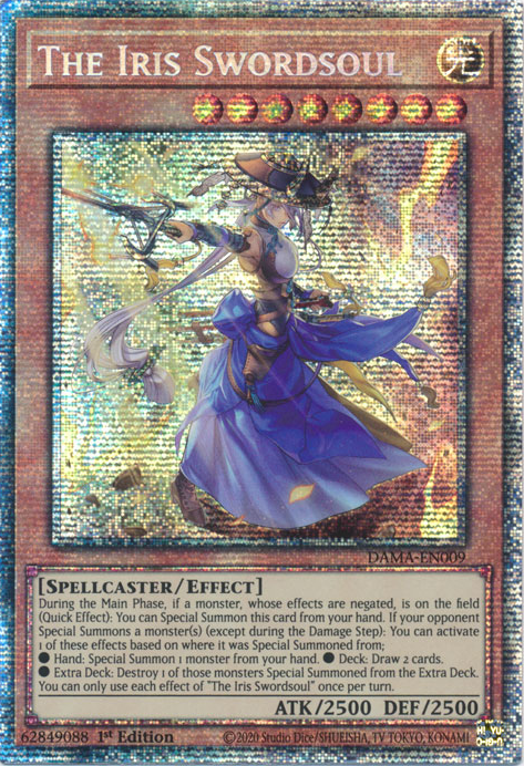 The Iris Swordsoul [DAMA-EN009] Starlight Rare | Odin's Place