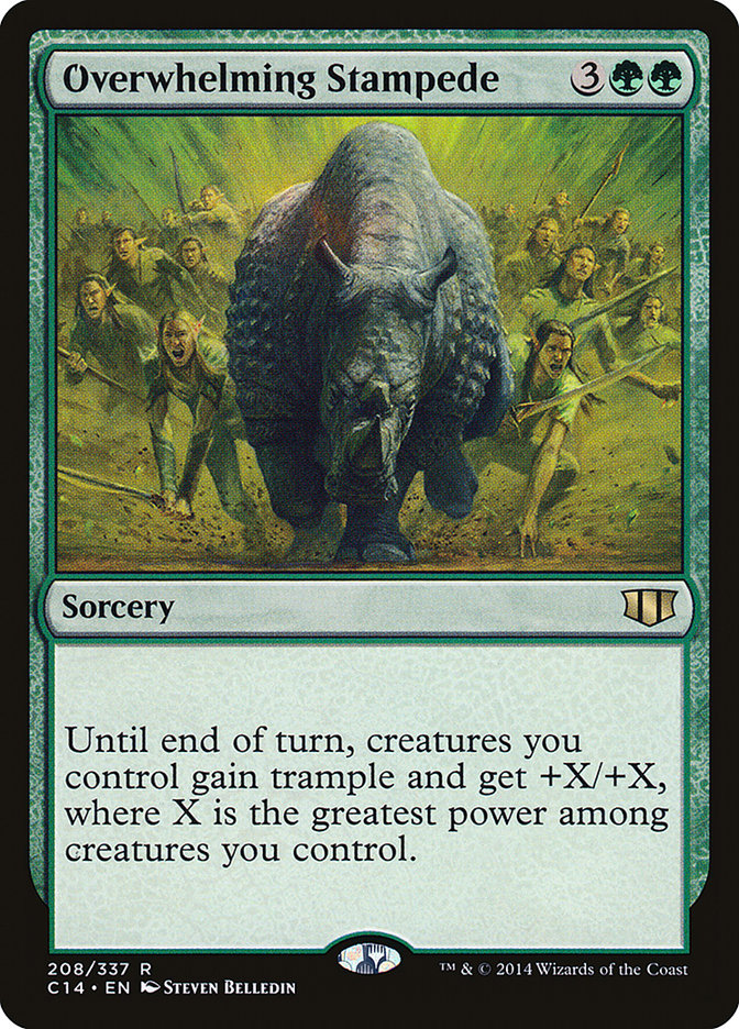 Overwhelming Stampede (208) [Commander 2014] | Odin's Place