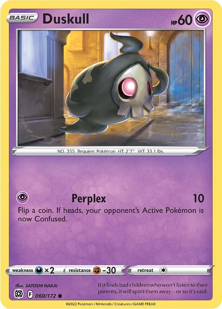 Duskull (060/172) [Sword & Shield: Brilliant Stars] | Odin's Place