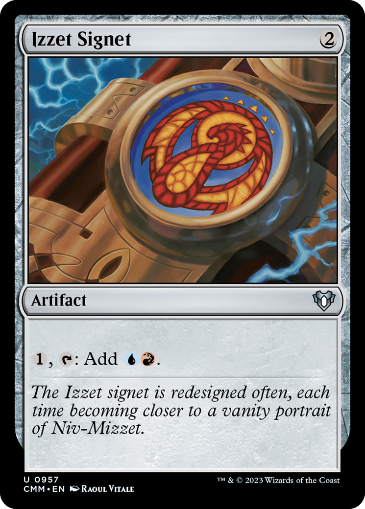 Izzet Signet [Commander Masters] | Odin's Place