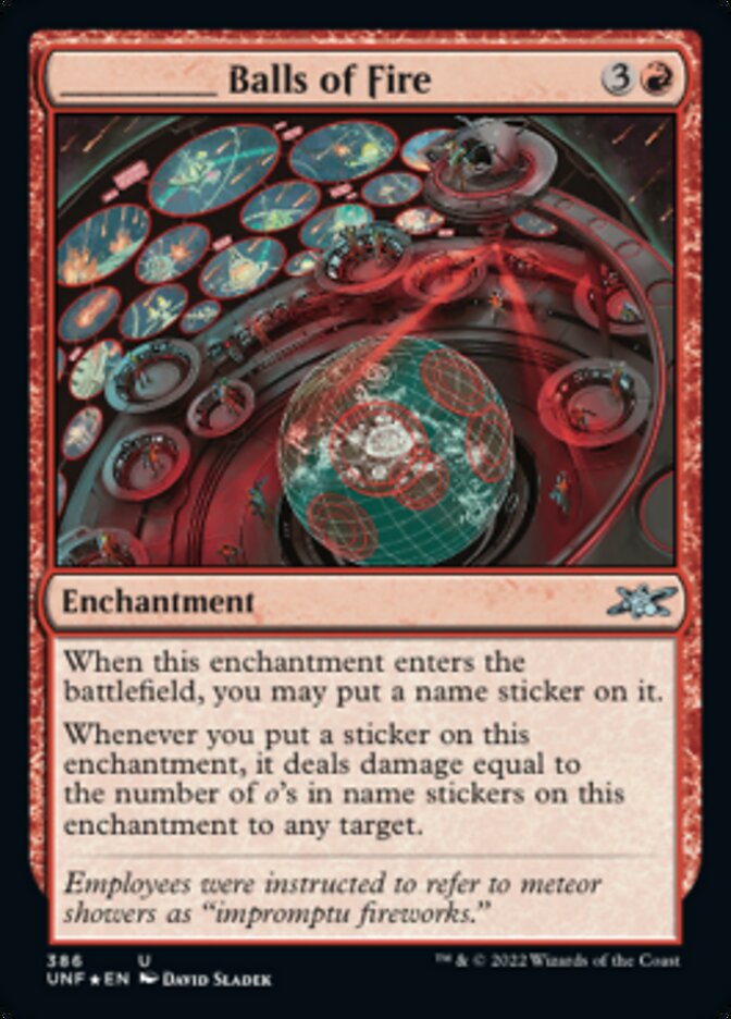 _____ Balls of Fire (Galaxy Foil) [Unfinity] | Odin's Place