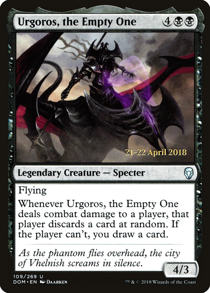 Urgoros, the Empty One (109) [Dominaria Prerelease Promos] | Odin's Place