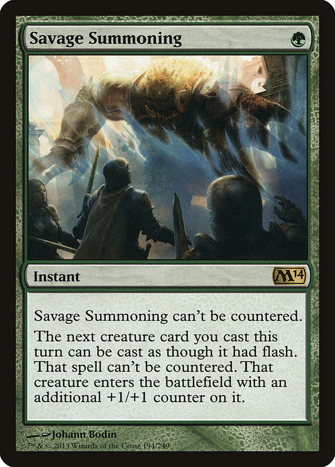 Savage Summoning (194) [Magic 2014] | Odin's Place