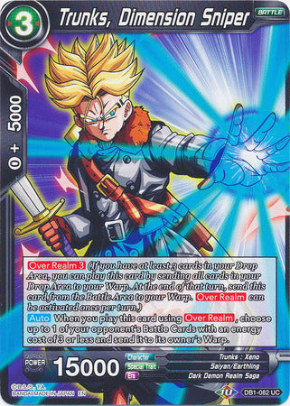 Trunks, Dimension Sniper (DB1-082) [Dragon Brawl] | Odin's Place