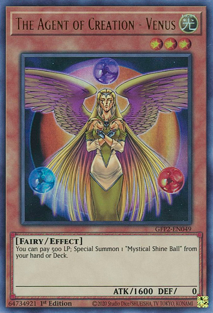 The Agent of Creation - Venus [GFP2-EN049] Ultra Rare | Odin's Place