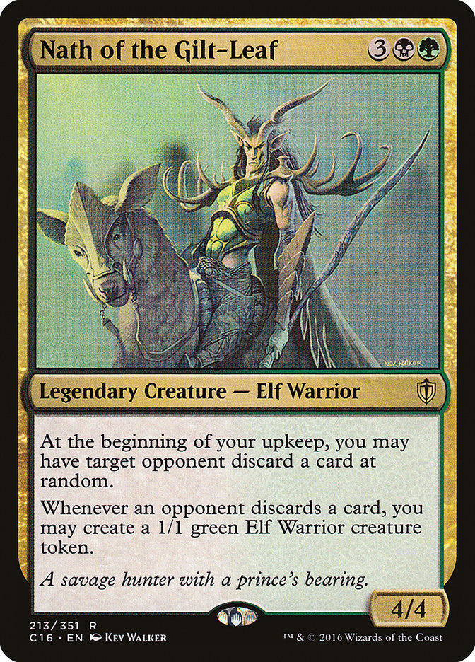 Nath of the Gilt-Leaf (213) [Commander 2016] | Odin's Place