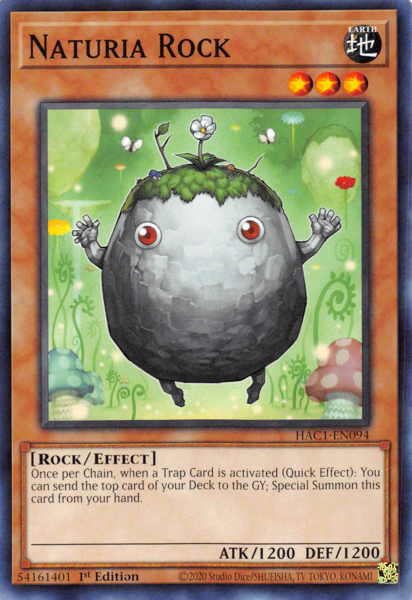 Naturia Rock [HAC1-EN094] Common | Odin's Place