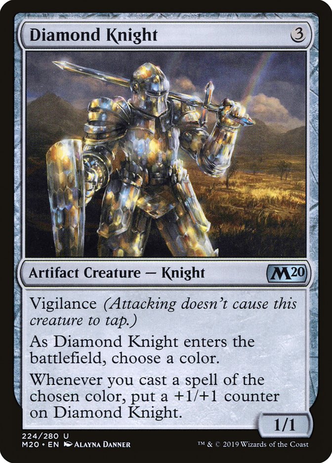 Diamond Knight [Core Set 2020] | Odin's Place
