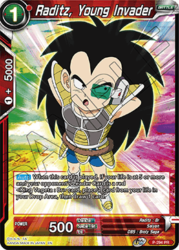 Raditz, Young Invader (P-294) [Tournament Promotion Cards] | Odin's Place