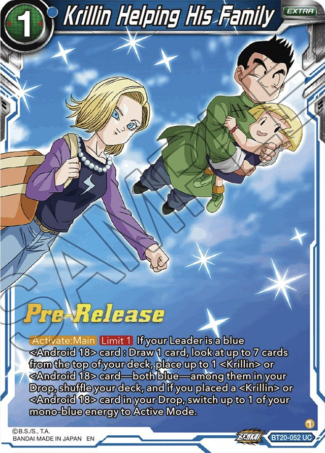 Krillin Helping His Family (BT20-052) [Power Absorbed Prerelease Promos] | Odin's Place
