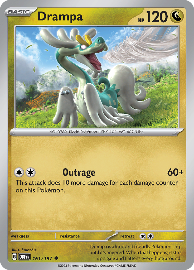Drampa (161/197) [Scarlet & Violet: Obsidian Flames] | Odin's Place