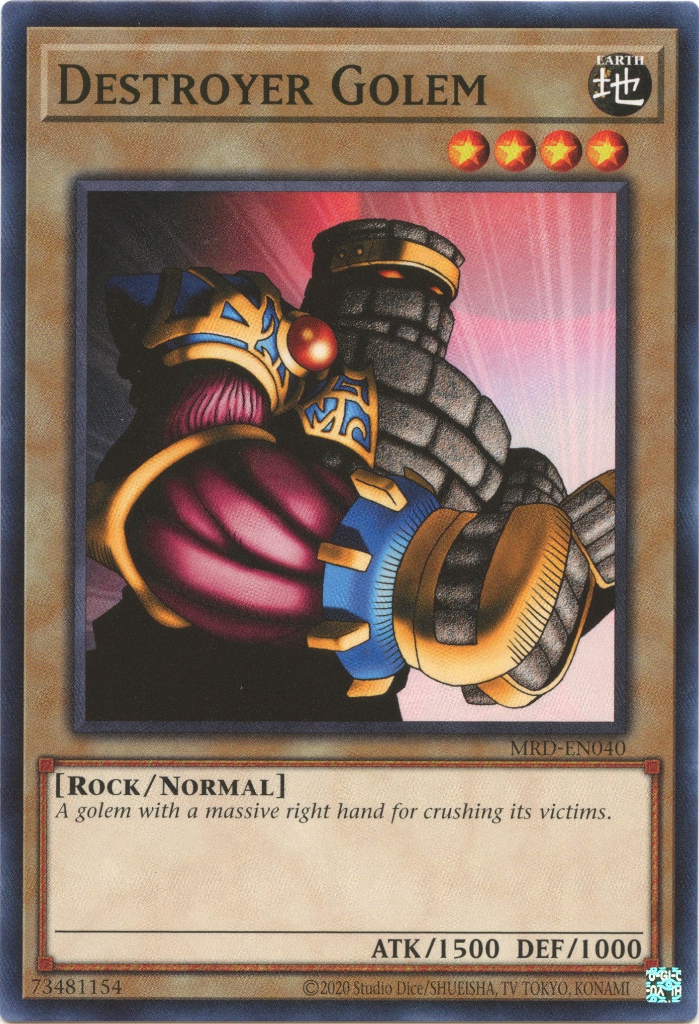 Destroyer Golem (25th Anniversary) [MRD-EN040] Common | Odin's Place