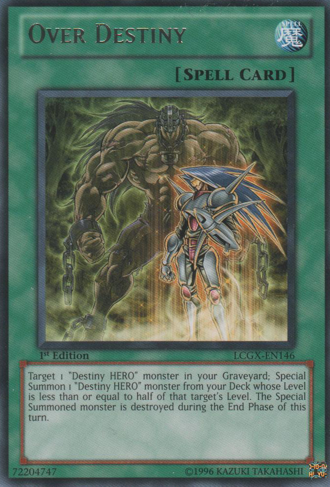 Over Destiny [LCGX-EN146] Rare | Odin's Place