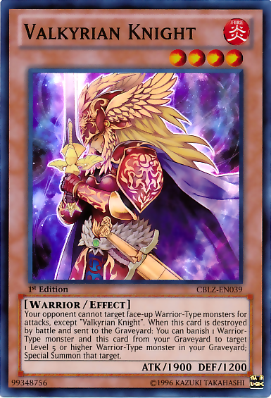 Valkyrian Knight [CBLZ-EN039] Super Rare | Odin's Place
