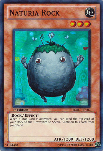 Naturia Rock [HA02-EN002] Super Rare | Odin's Place