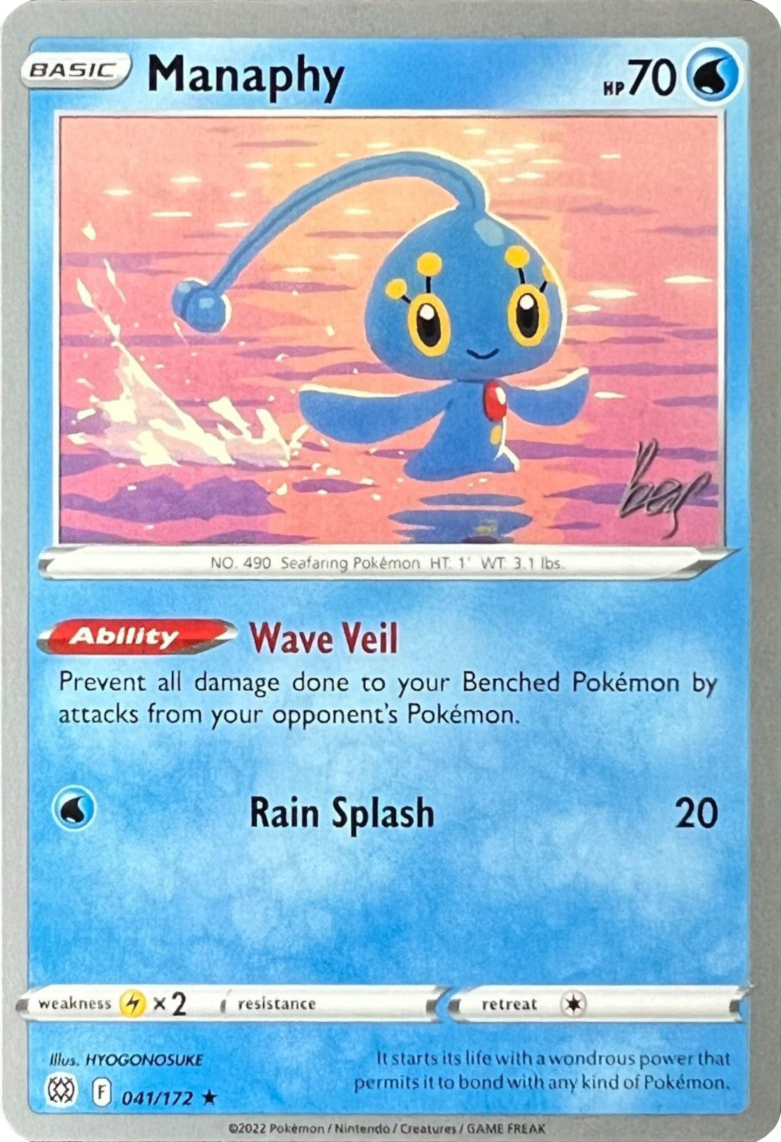 Manaphy (041/172) (Cheryl Again - Sebastian Lashmet) [World Championships 2022] | Odin's Place