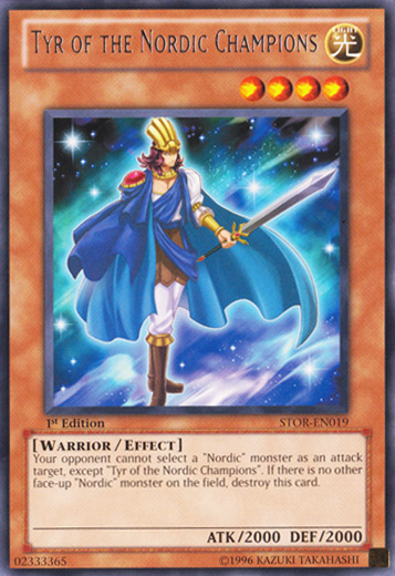Tyr of the Nordic Champions [STOR-EN019] Rare | Odin's Place