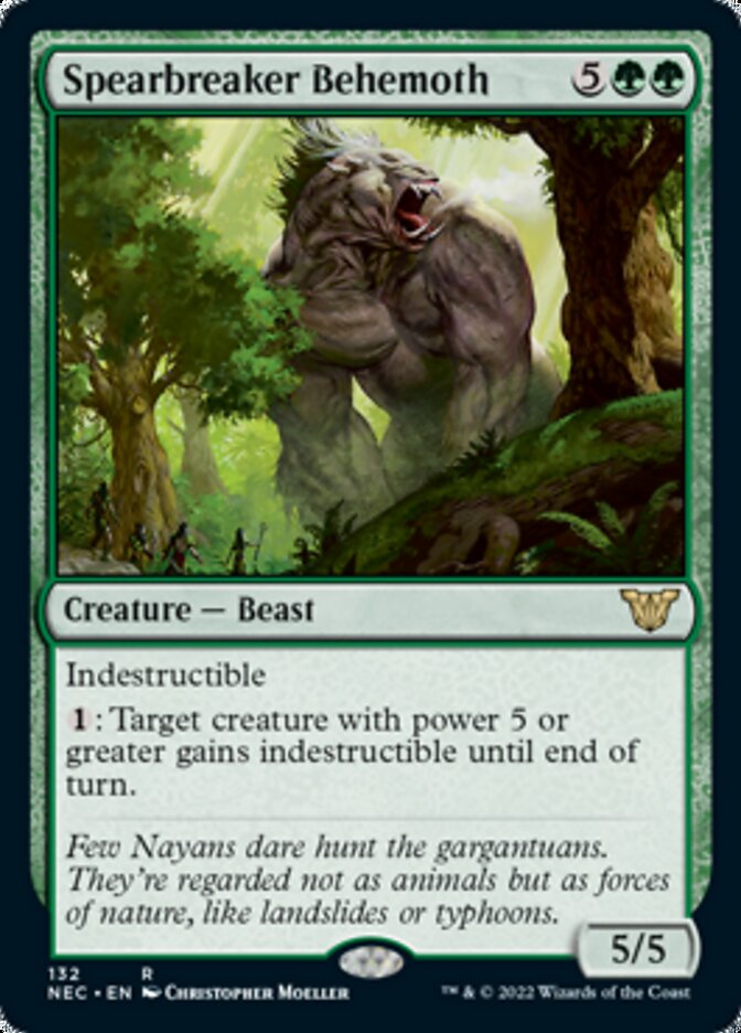 Spearbreaker Behemoth [Kamigawa: Neon Dynasty Commander] | Odin's Place