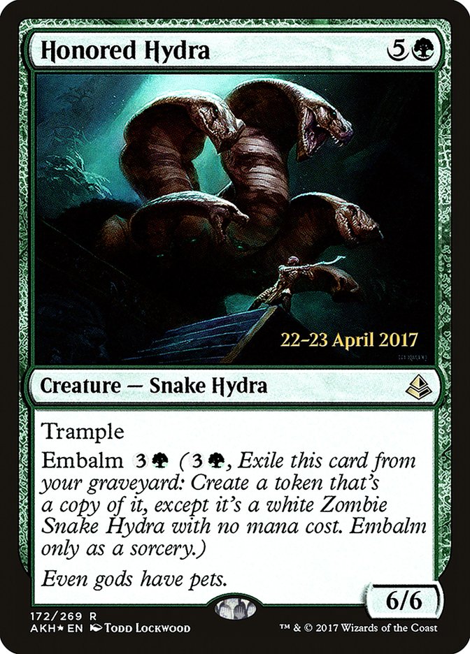 Honored Hydra (172) [Amonkhet Prerelease Promos] | Odin's Place