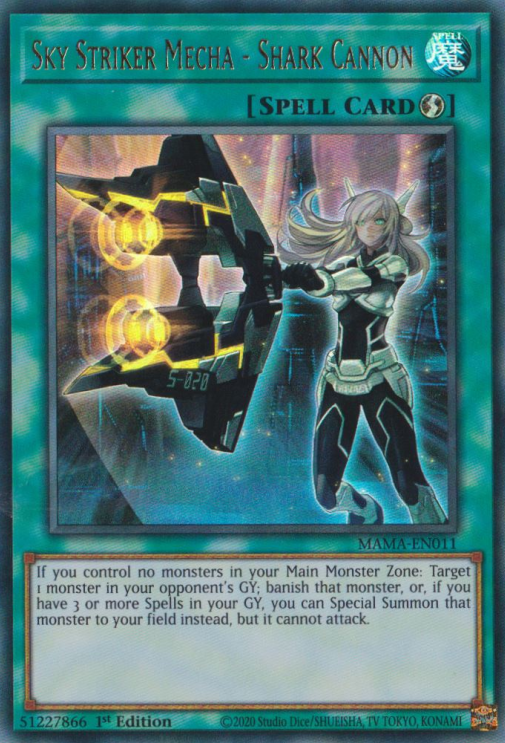 Sky Striker Mecha - Shark Cannon [MAMA-EN011] Ultra Rare | Odin's Place