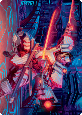 Isshin, Two Heavens as One 1 Art Card [Kamigawa: Neon Dynasty Art Series] | Odin's Place