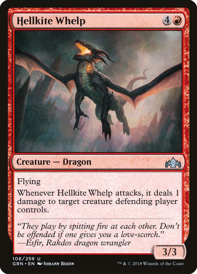 Hellkite Whelp (106) [Guilds of Ravnica] | Odin's Place