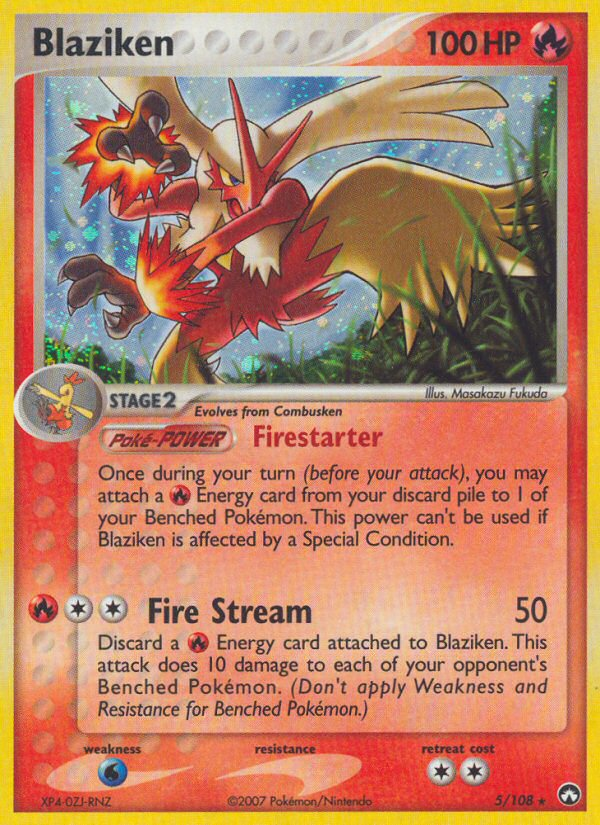 Blaziken (5/108) [EX: Power Keepers] | Odin's Place