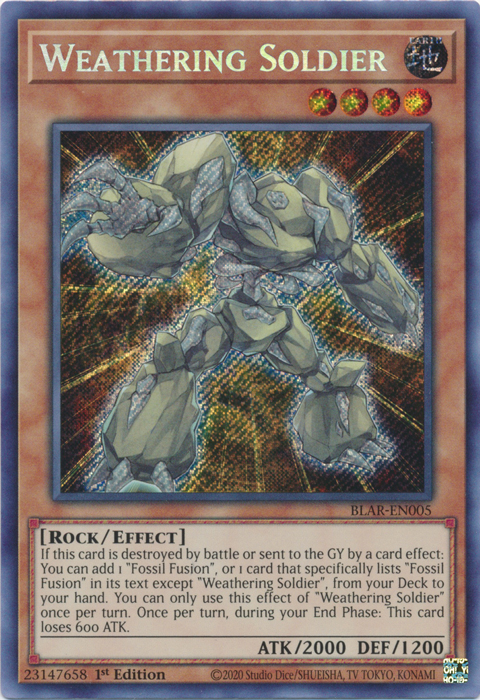 Weathering Soldier [BLAR-EN005] Secret Rare | Odin's Place