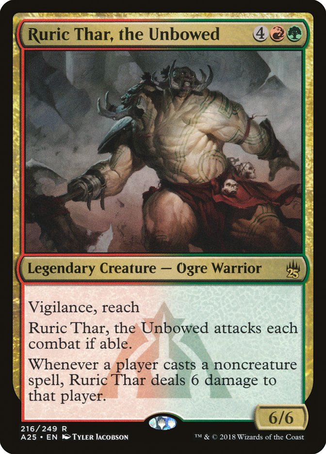 Ruric Thar, the Unbowed (216) [Masters 25] | Odin's Place
