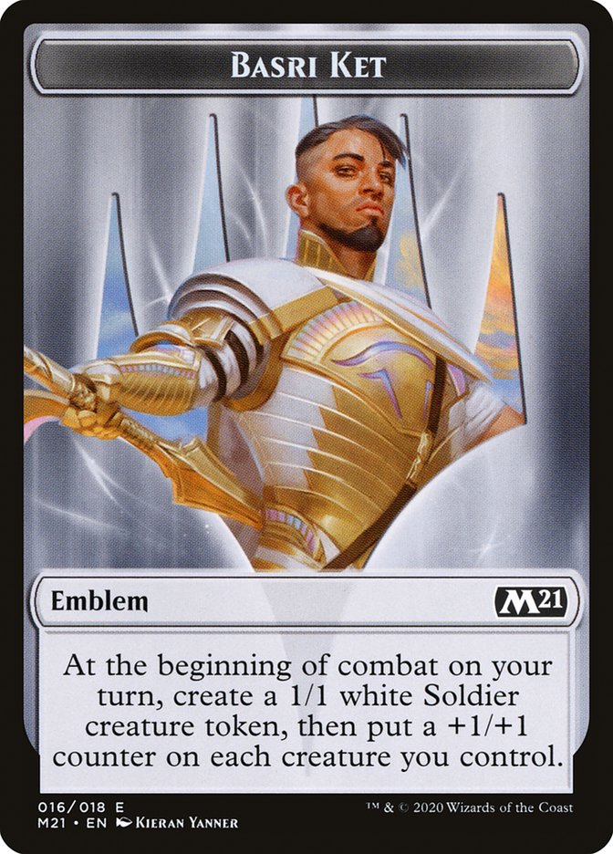 Basri Ket Emblem [Core Set 2021 Tokens] | Odin's Place