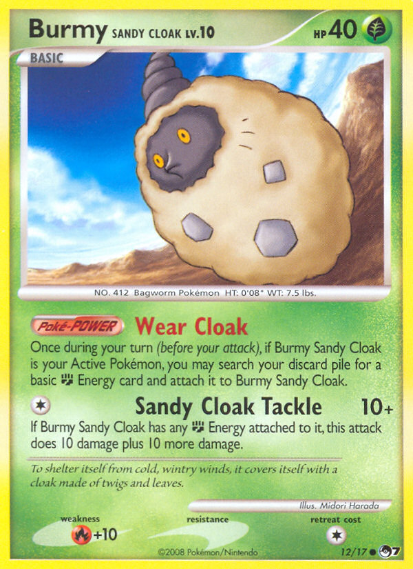 Burmy Sandy Cloak (12/17) [POP Series 7] | Odin's Place