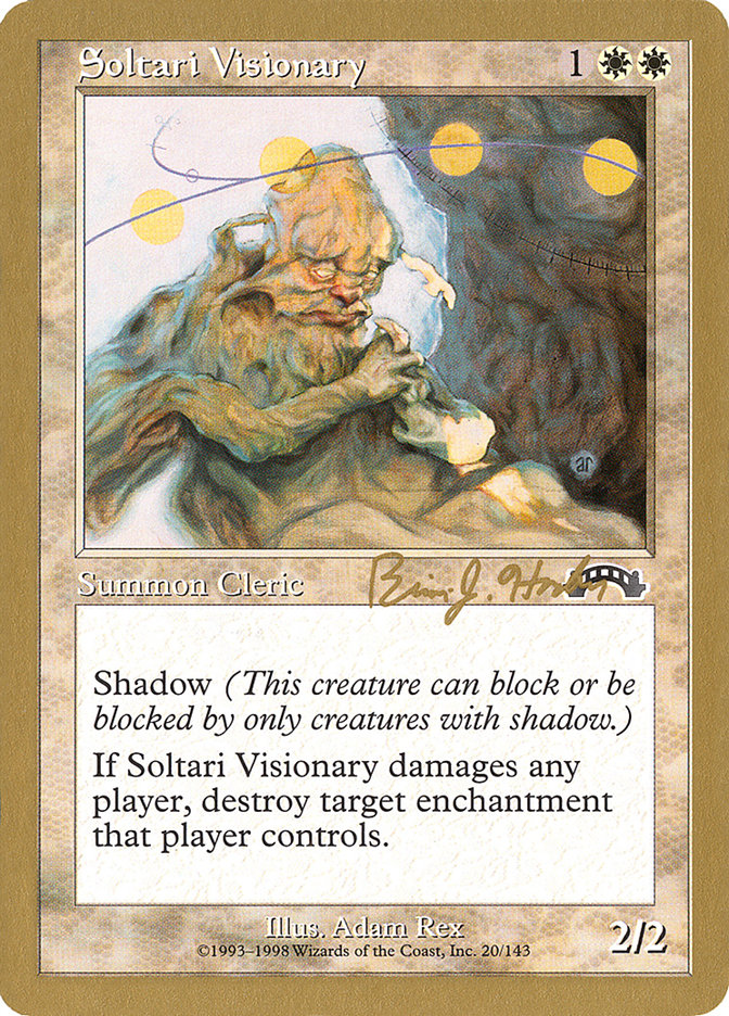 Soltari Visionary (Brian Hacker) [World Championship Decks 1998] | Odin's Place