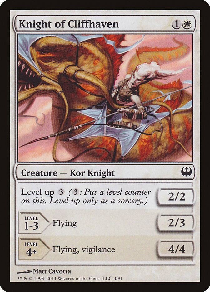Knight of Cliffhaven (4) [Duel Decks: Knights vs. Dragons] | Odin's Place