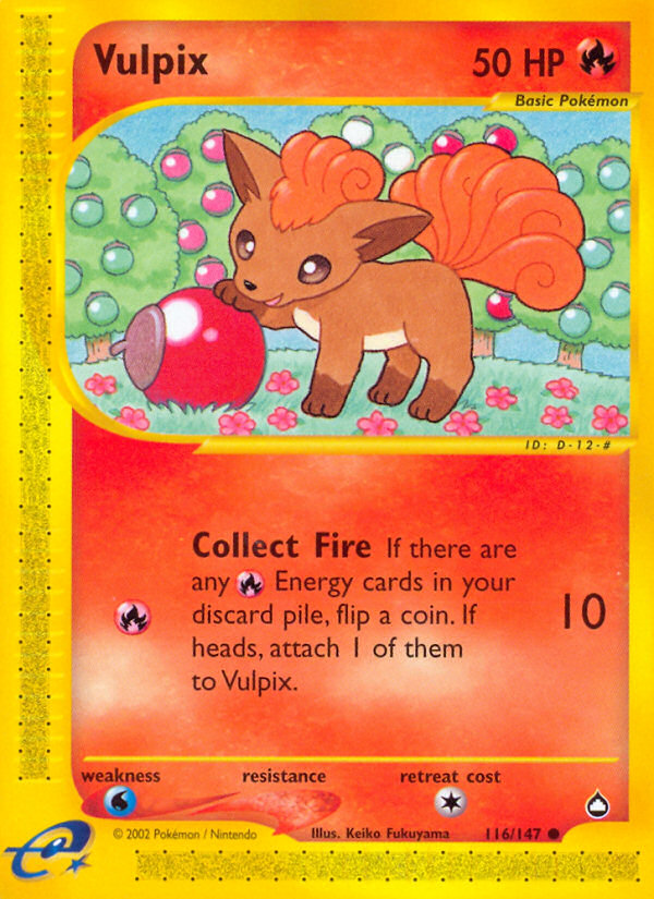 Vulpix (116/147) [Aquapolis] | Odin's Place