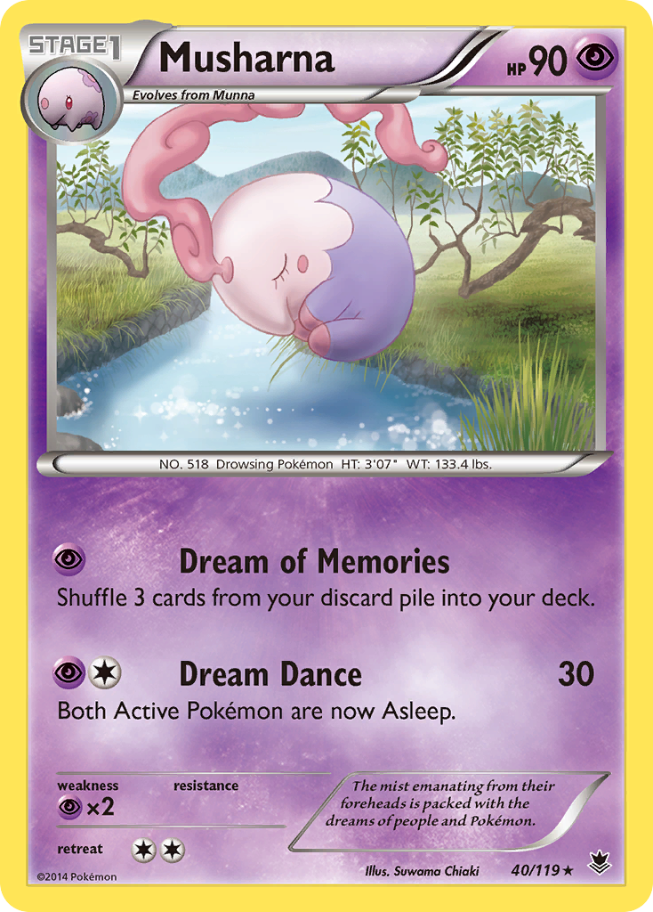 Musharna (40/119) [XY: Phantom Forces] | Odin's Place