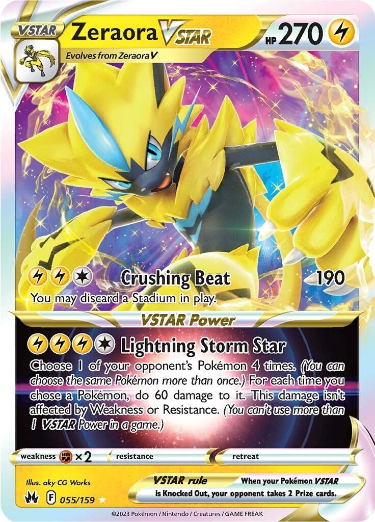 Zeraora VSTAR (055/159) [Sword & Shield: Crown Zenith] | Odin's Place