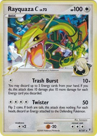 Rayquaza C (8/147) (Cracked Ice) [Platinum: Supreme Victors] | Odin's Place