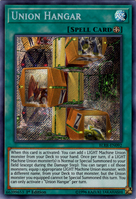 Union Hangar [BLRR-EN092] Secret Rare | Odin's Place