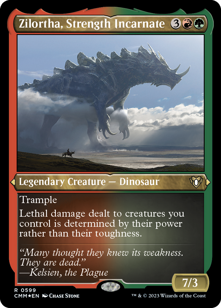 Zilortha, Strength Incarnate (Foil Etched) [Commander Masters] | Odin's Place