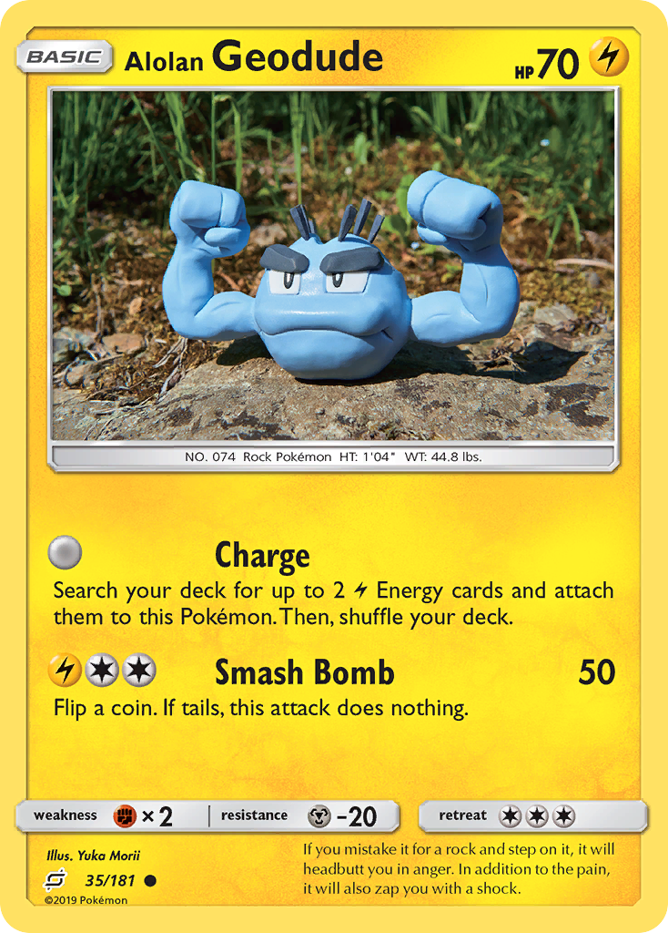 Alolan Geodude (35/181) [Sun & Moon: Team Up] | Odin's Place